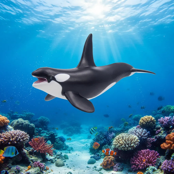 Figura Coleccionable Realista Orca Papo Para Niños