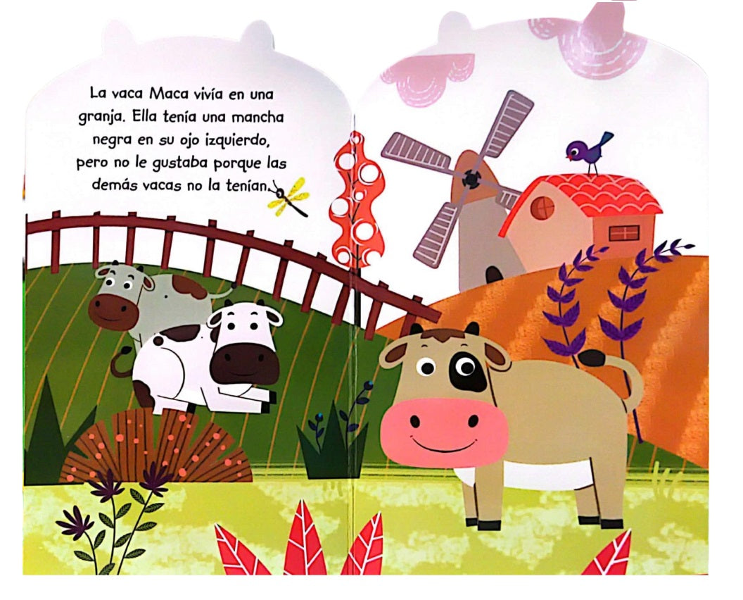 Libro Infantil Pop Up Vaca Amigos De La Granja