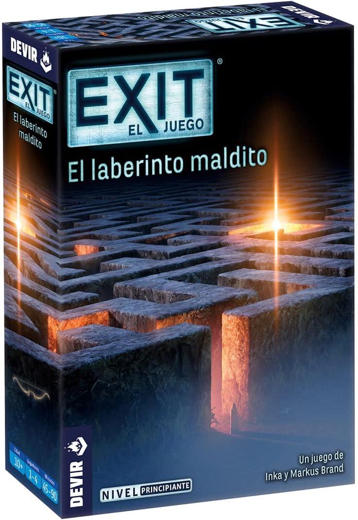 Juego De Mesa Exit El Laberinto Maldito Niños Adultos