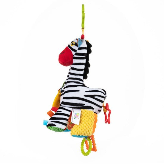 Juguete Bebe Peluche Cebra Sensorial Mordedor