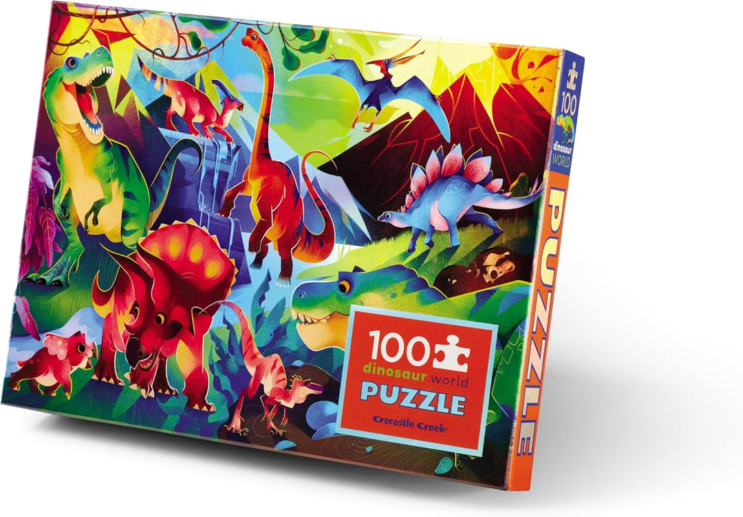 Rompecabezas  Dinosaurios 100 Piezas Para Niños