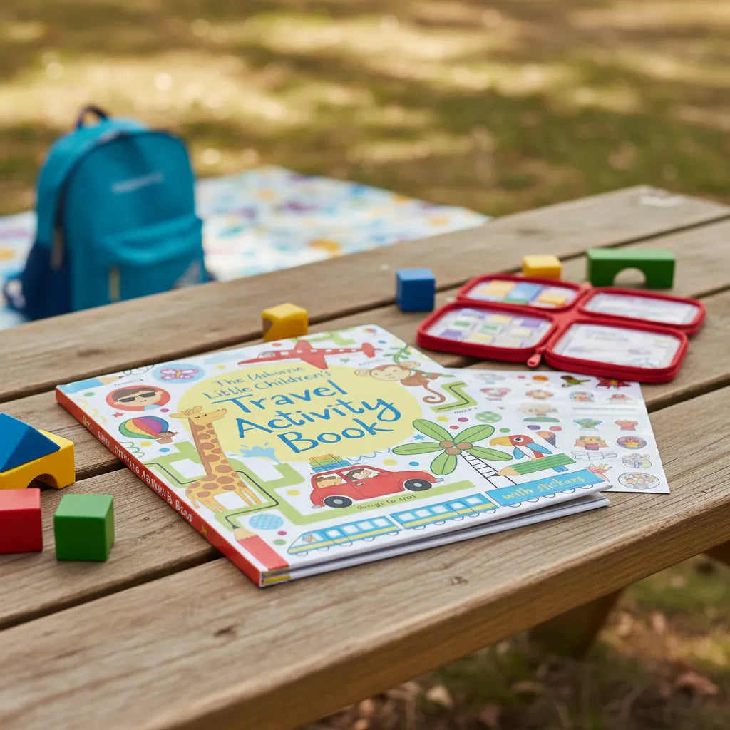 Libro Actividades Viaje Niños Usborne Con Stickers Para Niños