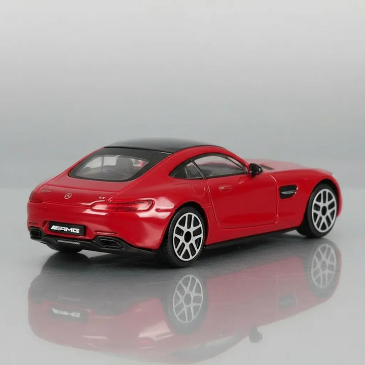 Carro Coleccionable Bburago 1/43 Mercedes- Amg Gt Rojo