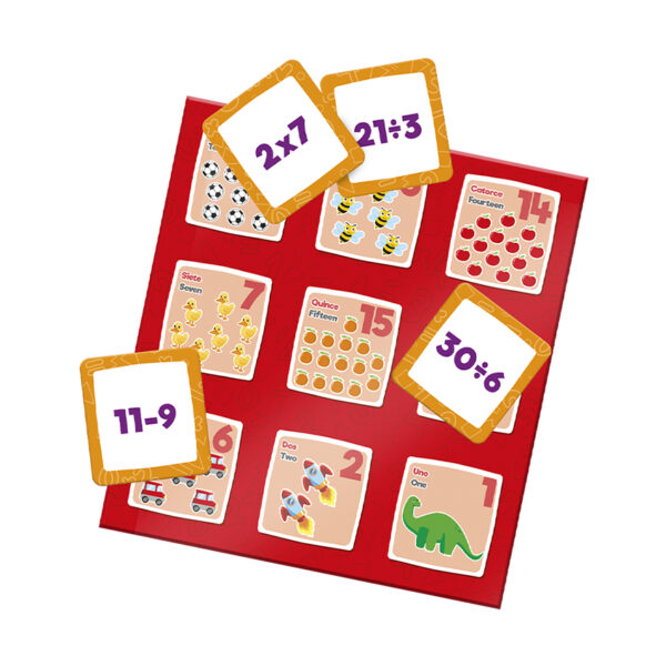 Juego Didactico Loteria Matematicas Ronda