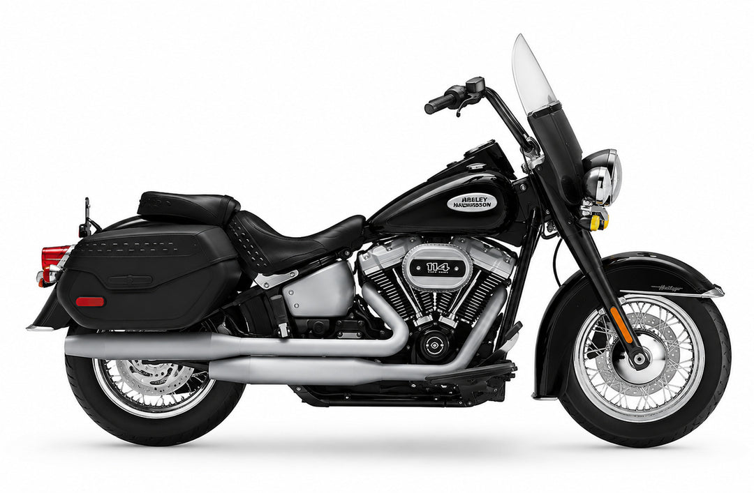 Moto escala 118 Harley Davidson  Heritage Classic para Niños