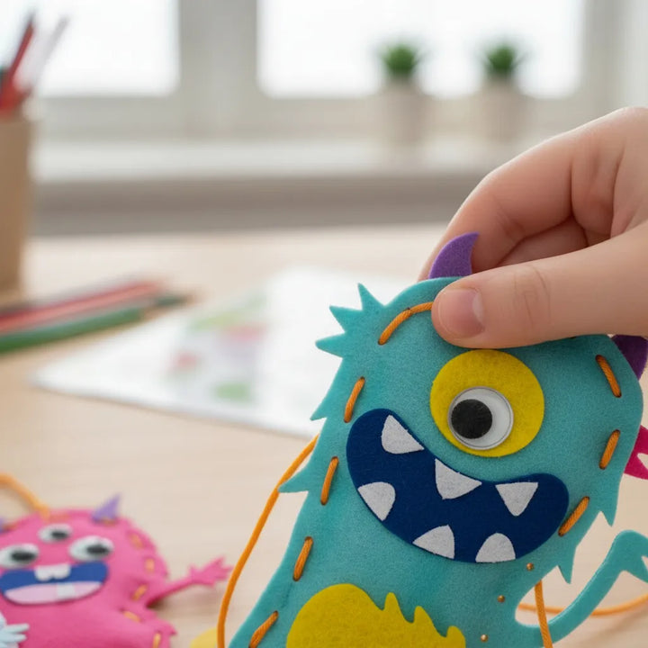 Set De Arte Y Manualidades Monster Tejidos Lv2