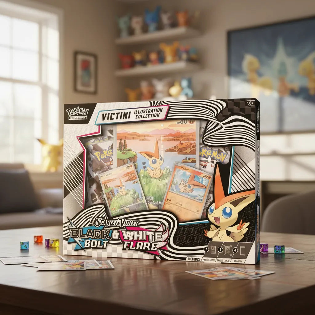 Colección De Ilustraciones Victini De Pokémon Tcg Escarlata