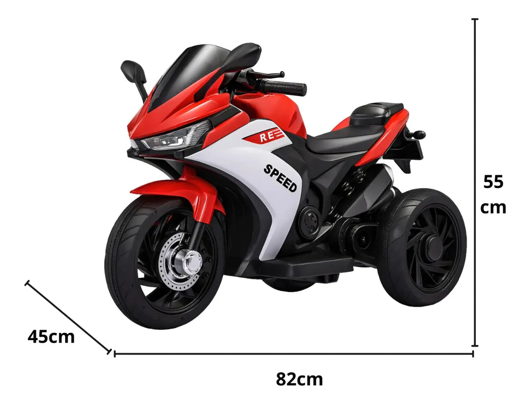 Moto Eléctrica policía Sonidos Luces Niños