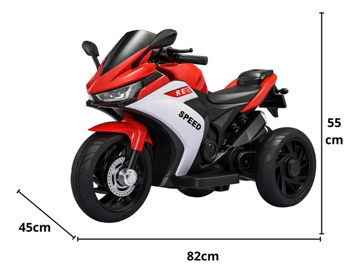 Moto Eléctrica policía Sonidos Luces Niños