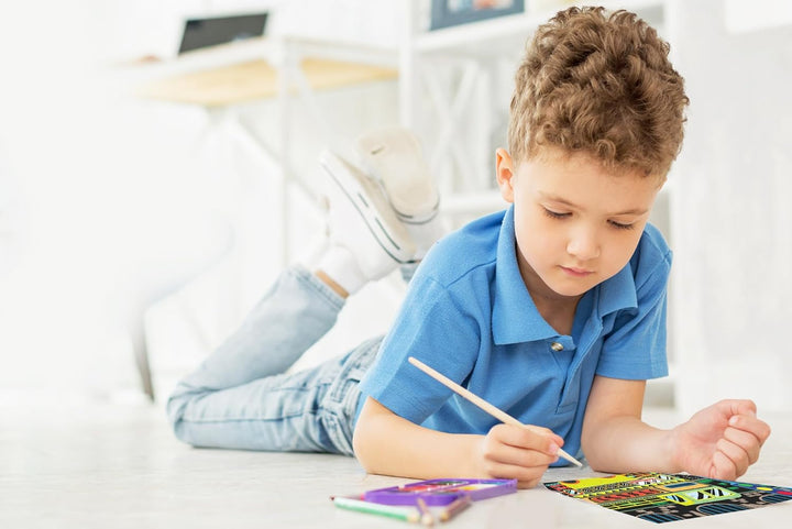 Libro De Ilustración Scratch océano Para Niños