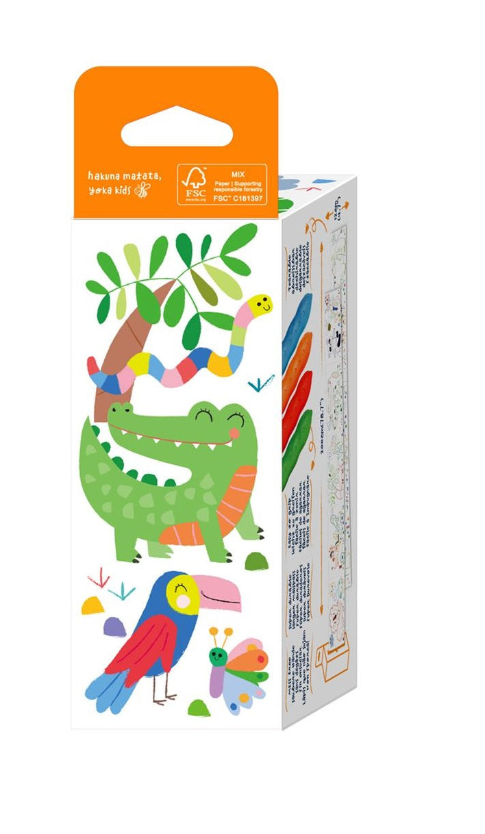Juego Kit Para Colorear Safari Para Niños