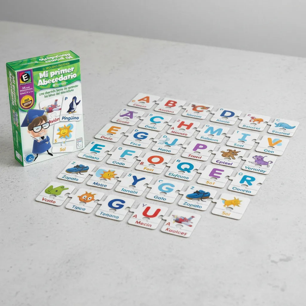 Juego Didactico  Mi primer ABC Ronda Rompecabezas