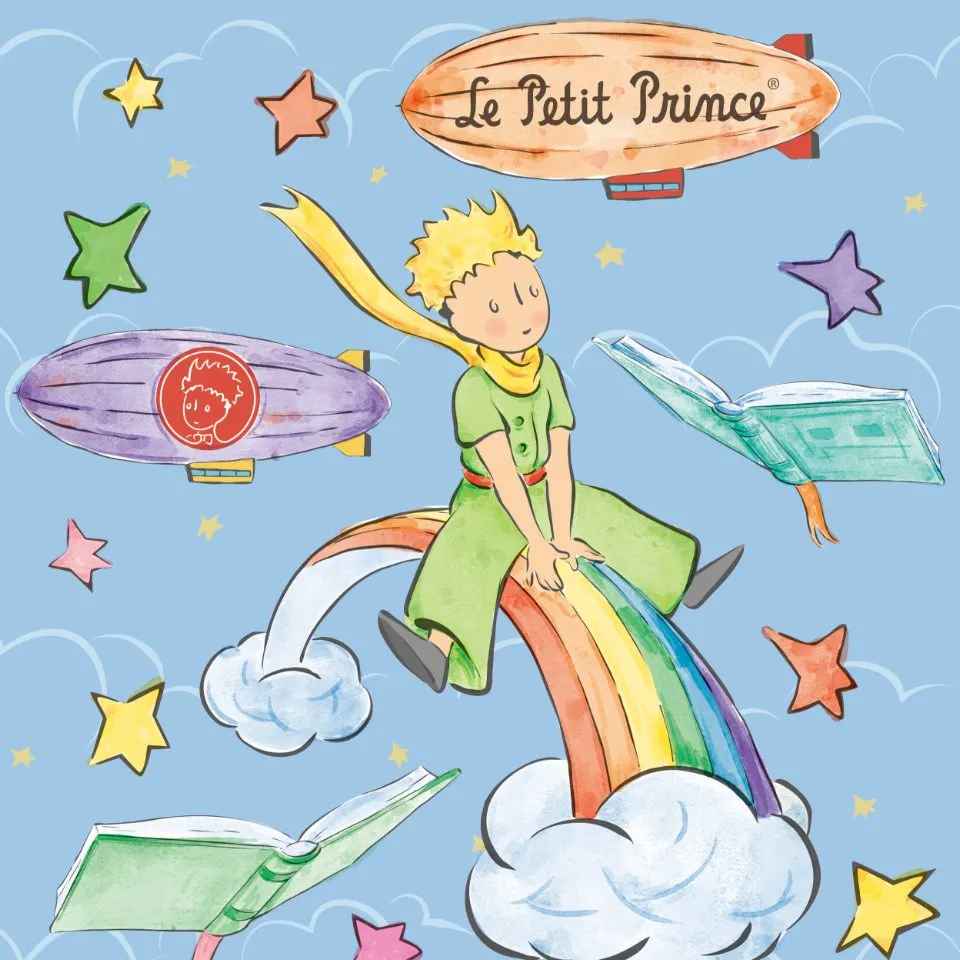 Libro De Acuarela El Principito Con Pincel Niños