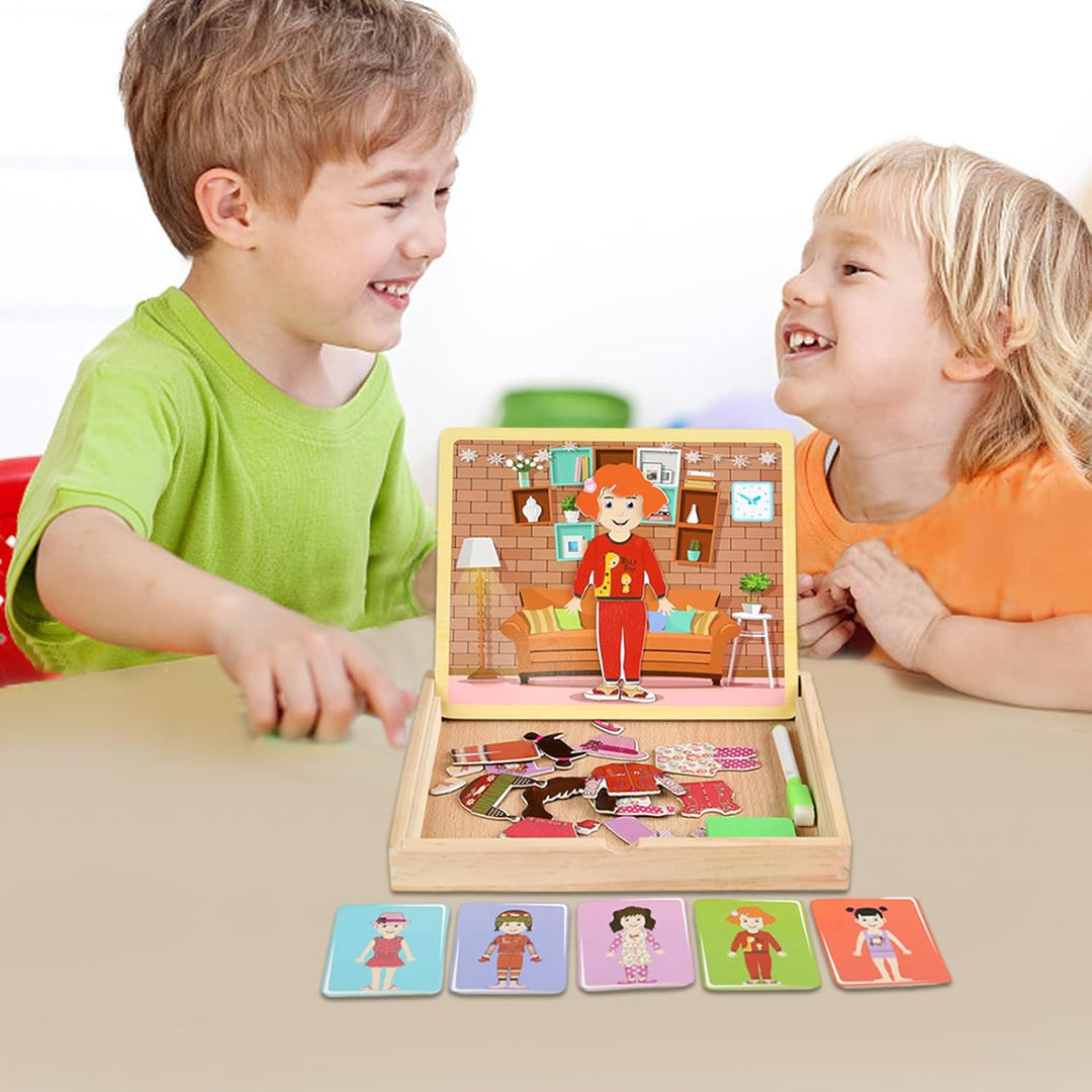Juego Educativo Vestimenta Magnética  Niños