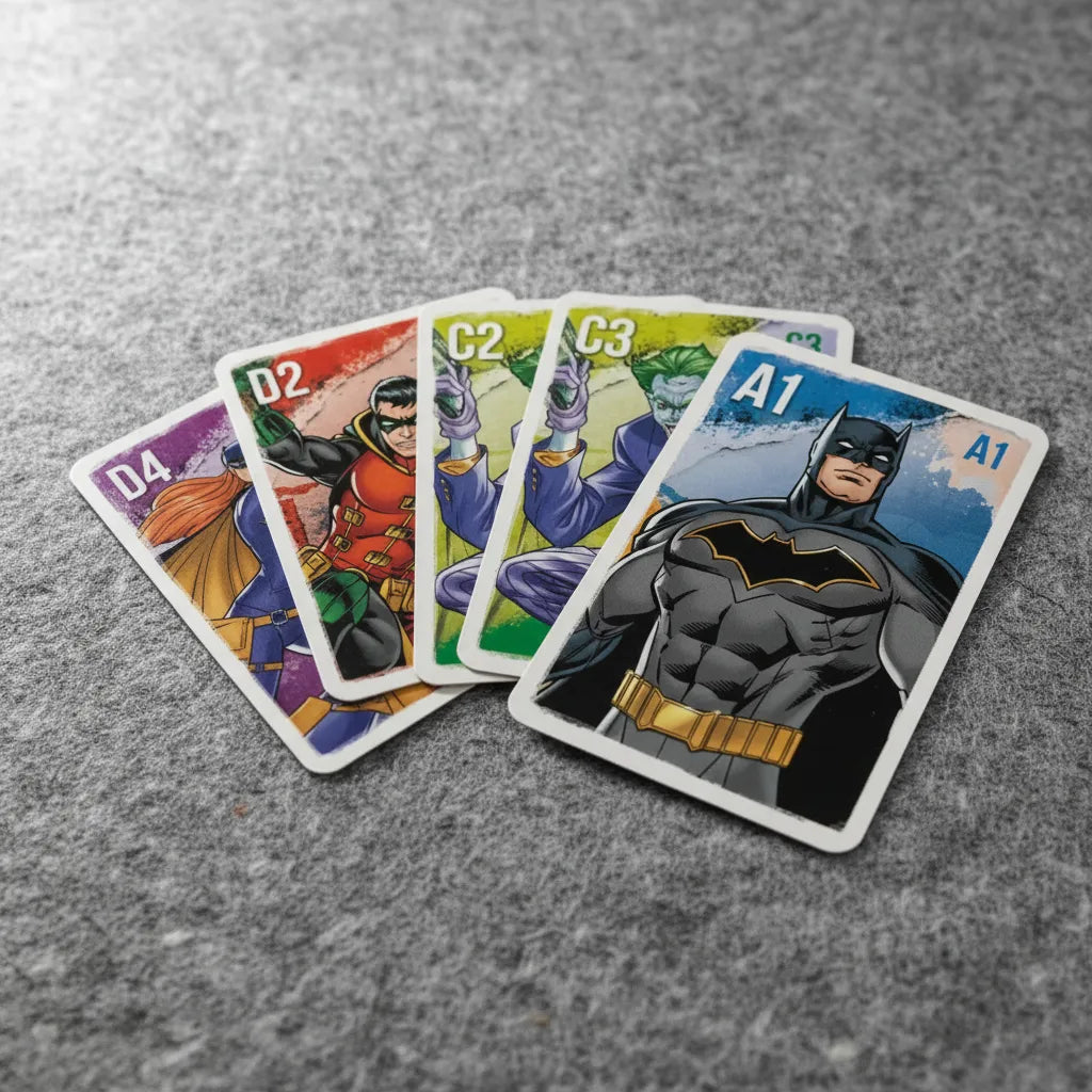 Juego De Cartas 4 En 1 Batman Para Niños