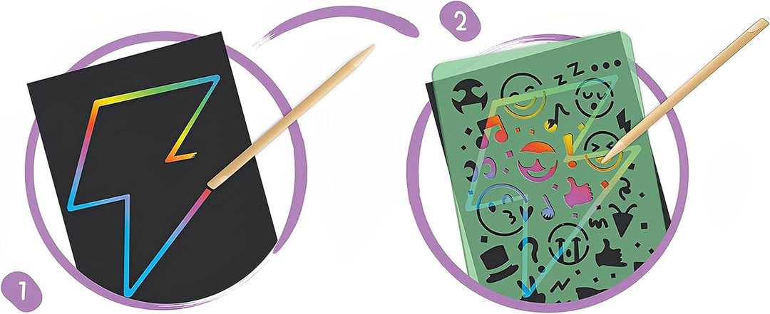 Set Juego De Creatividad Raspa Y Revela Niños