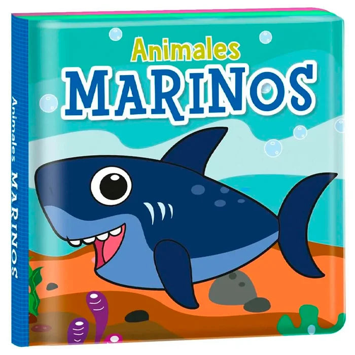 Libro Ilustrado Hora Del Baño Animales Marinos Para Niños