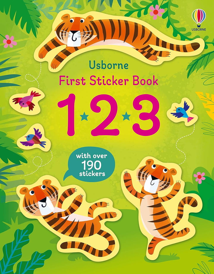 Libro Infantil De Sticker 123 Para Niños niñas