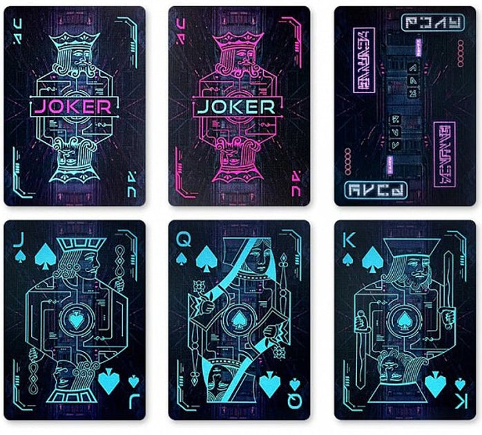 Cartas Bicycle Cyberpunk Cybercity Adultos