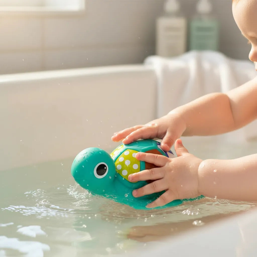 Juguete De Baño Para Bebés Tortuga Niños