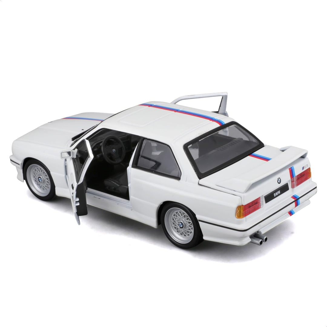 Carro Coleccionable 1:24 Bmw M3 (e30) 1988 Blanco