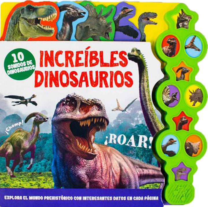 Libro 10 Sonidos Dinosaurios Niños