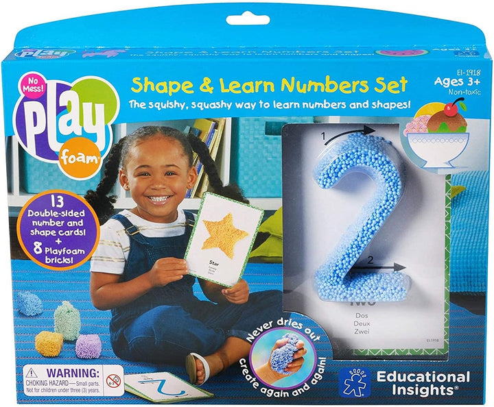 Juego Didáctico Formas Y Números Para Niños
