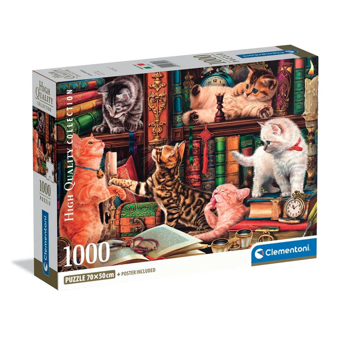 Rompecabezas 1000 Piezas Gatitos Curiosos Clementoni