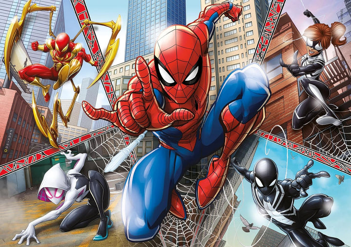 Rompecabezas 2 En 1 Spider-man  Para Niños
