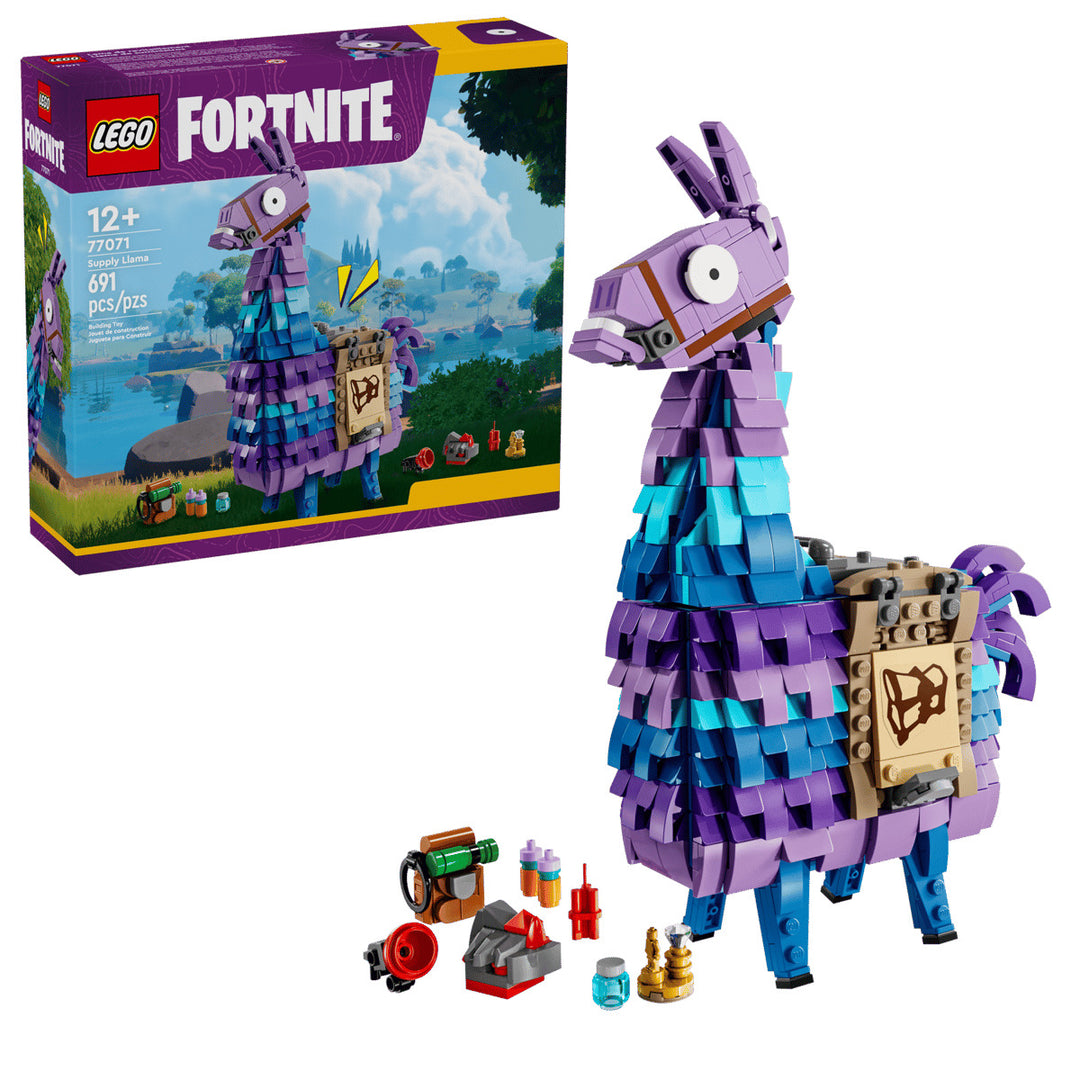 Juego Construcción Fortnite Llama De Suministro 691 Piezas
