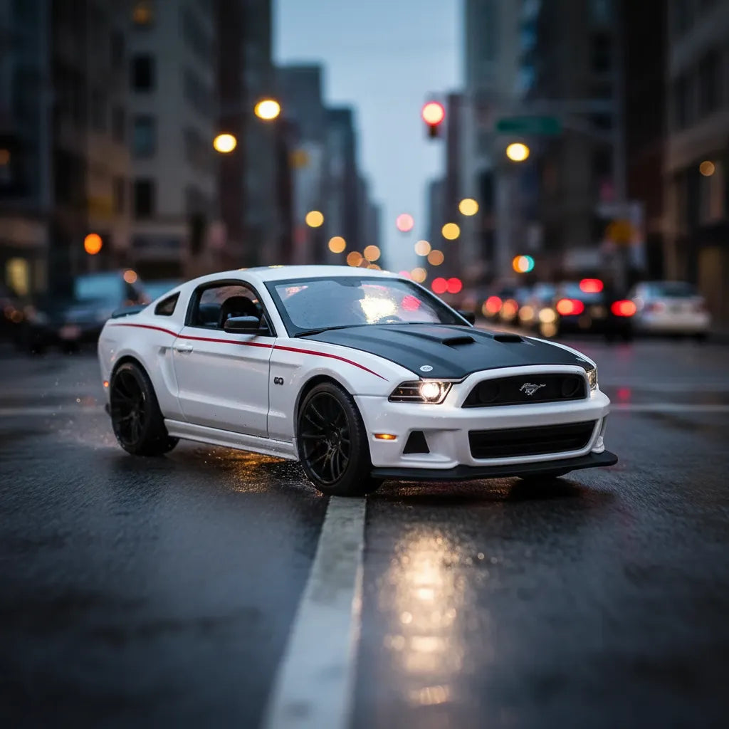 Carro Colección  A escala 1/24 Se 2014 Ford Mustang Street