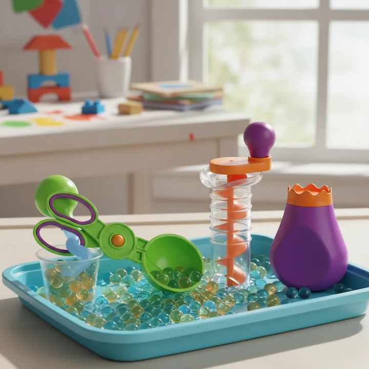 Juego Set Pinzas Sensoriales y Goteros Para Niños