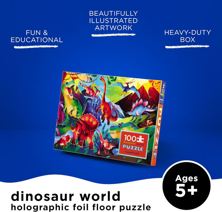 Rompecabezas  Dinosaurios 100 Piezas Para Niños