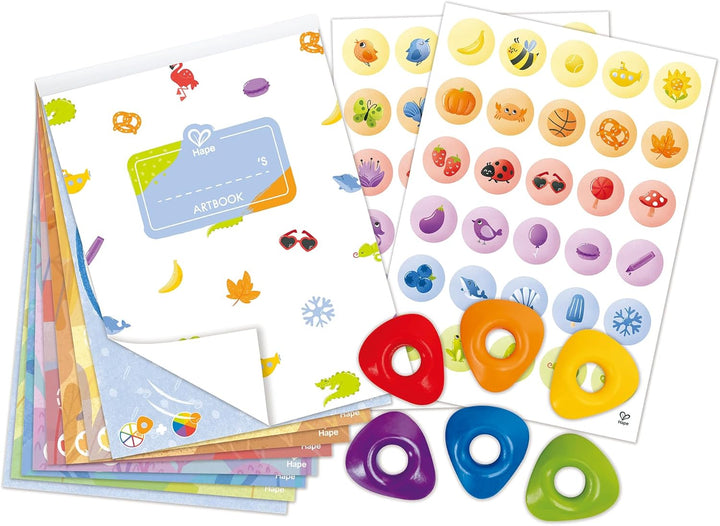 Set De Crayones Colorea Y Crea Para Niños