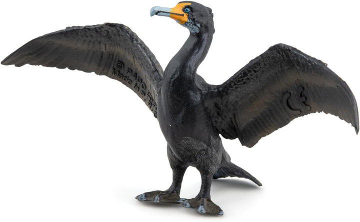 Figura Coleccionable Cormorán Papo Pintada A Mano