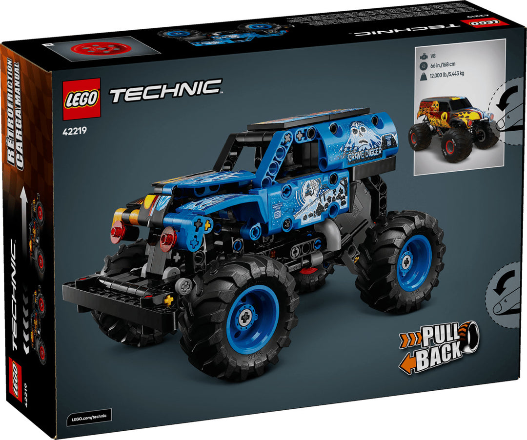Juego Construcción Monster Jam Grave Digger Lego Original