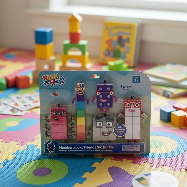 Juego Figuras Numberblocks Del 6 Al 10 Niños
