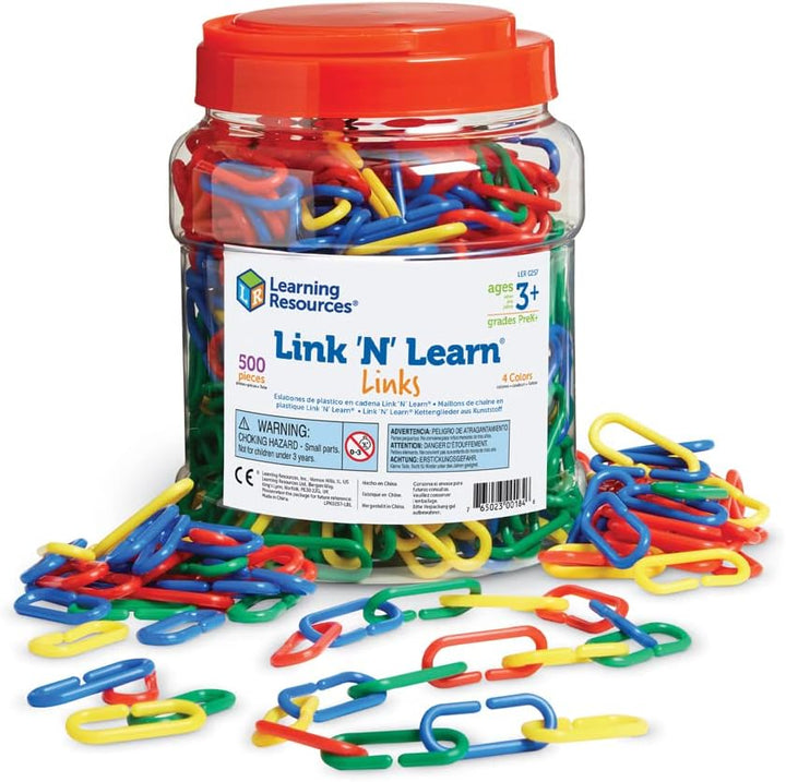 Juego Educativo Enlaces Plásticos Para Niños
