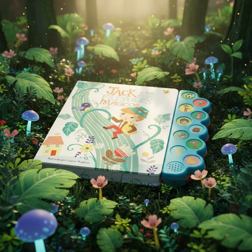 Libro De Sonidos Jack Y Los Frijoles Mágicos Para Niños