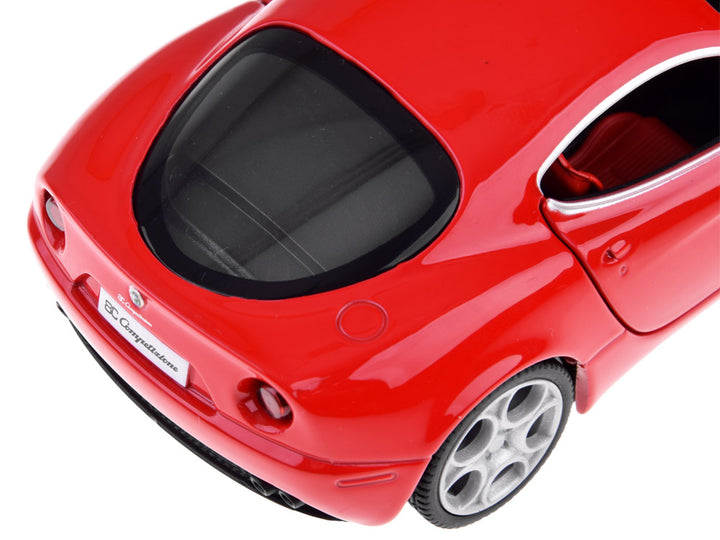 Carro Coleccionable Bburago 1:32 Alfa 8c Competizione Rojo