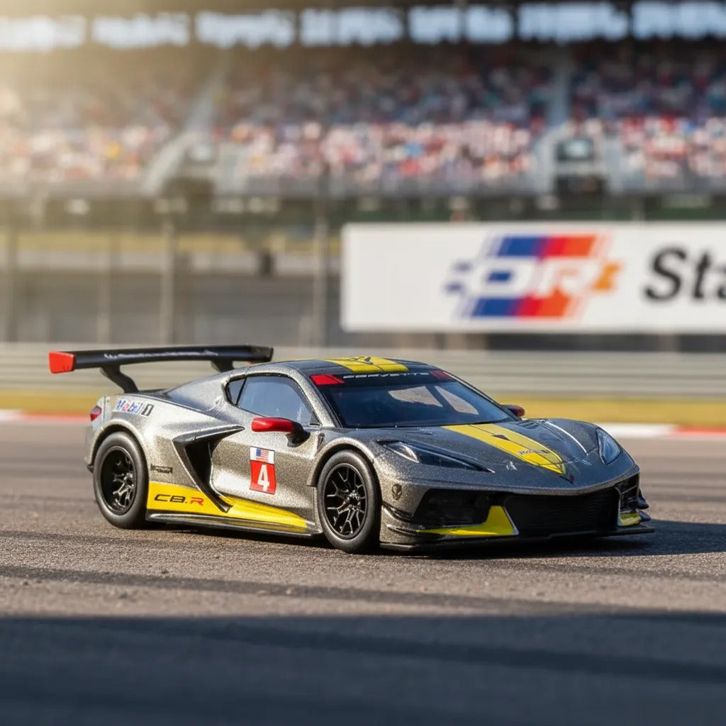 Carro Escala Bburago 1:43 Race 2020 Chevrolet Corvette C8r