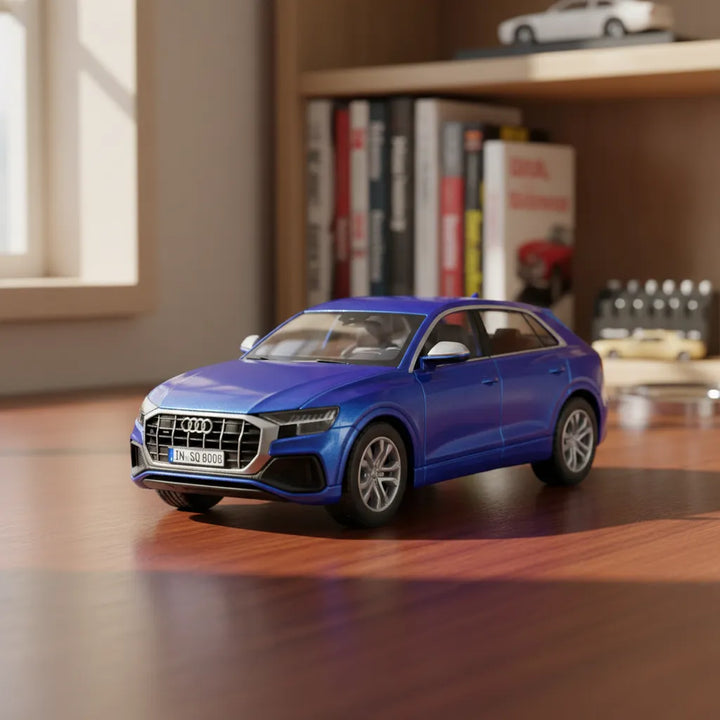 Carro Coleccionable A Escala 1:32 Bburago Audi Sq8 Azul