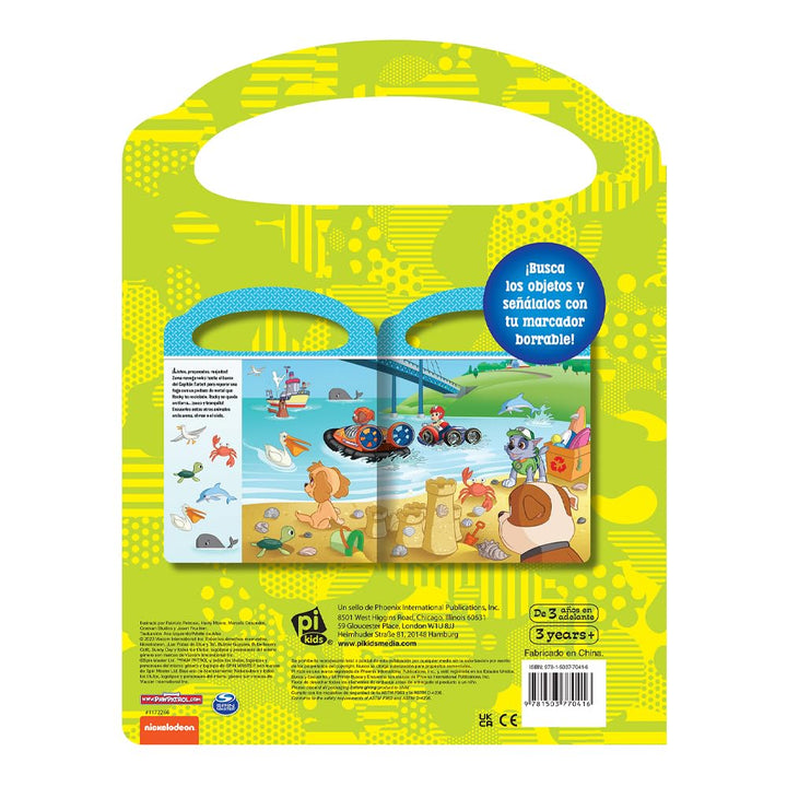 Libro Didáctico Escribe Y Borra Nick Junior Para Niños