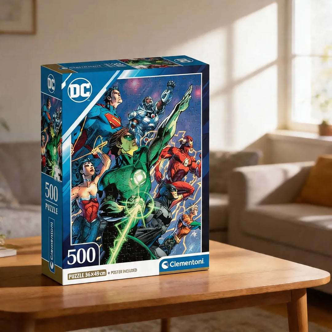 Rompecabezas 500 Piezas Dc Comics Clementoni Adultos