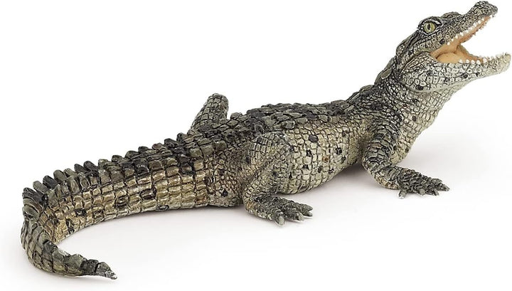 Figura Cría Cocodrilo Pintada A Mano papo