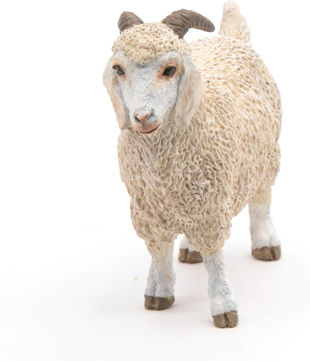 Figura Coleccionable Cabra Cangora Papo Pintado A Mano
