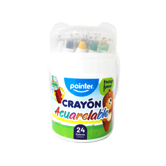 Crayolas Acuarela 24 Unidades  Niños