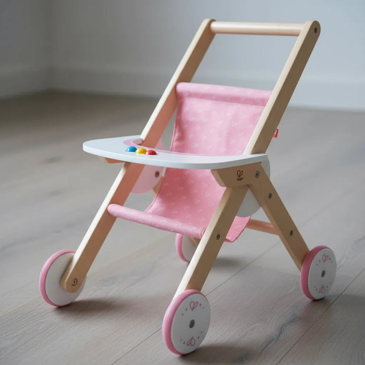 Cochecito Para Muñecas De Madera Para Niñas