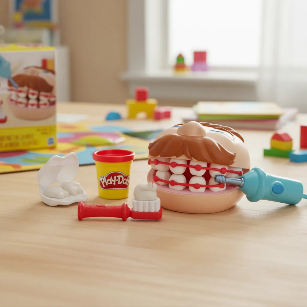 Juego Didáctico Play-doh Mini Dentista Para Niños