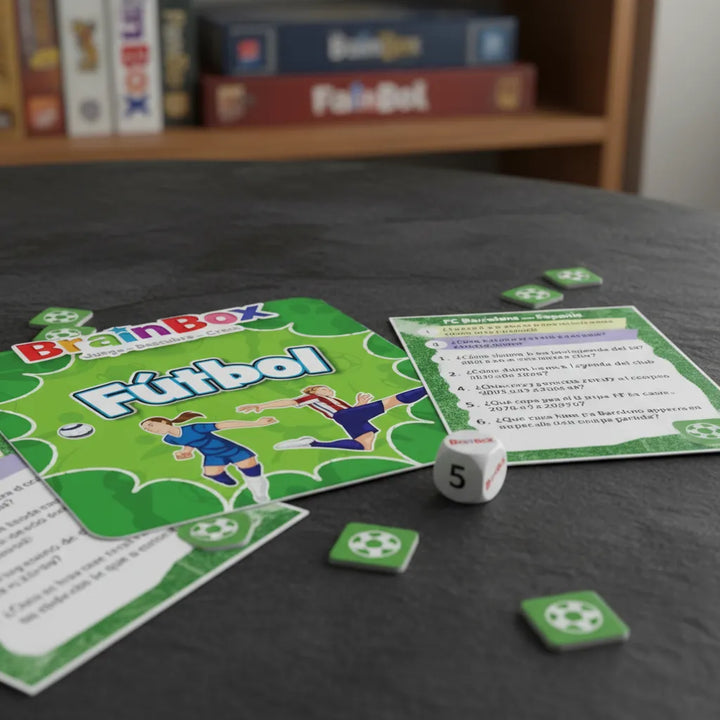 Juego De Mesa Brainbox Futbol Estrategia Para Niños Familia